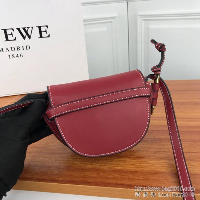 LOEWE羅意威 爆款迷你Gate手袋 馬術風格 繩結帶斜挎包 10182  jdl1158